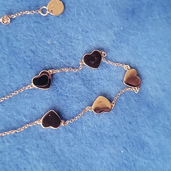 Pura Vida Rose Gold Colored Necklace with Hearts - Picture 3 of 3